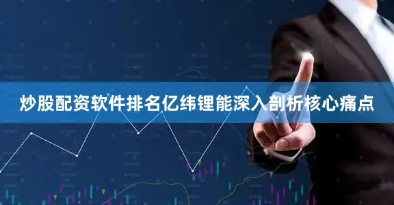 炒股配资软件排名亿纬锂能深入剖析核心痛点